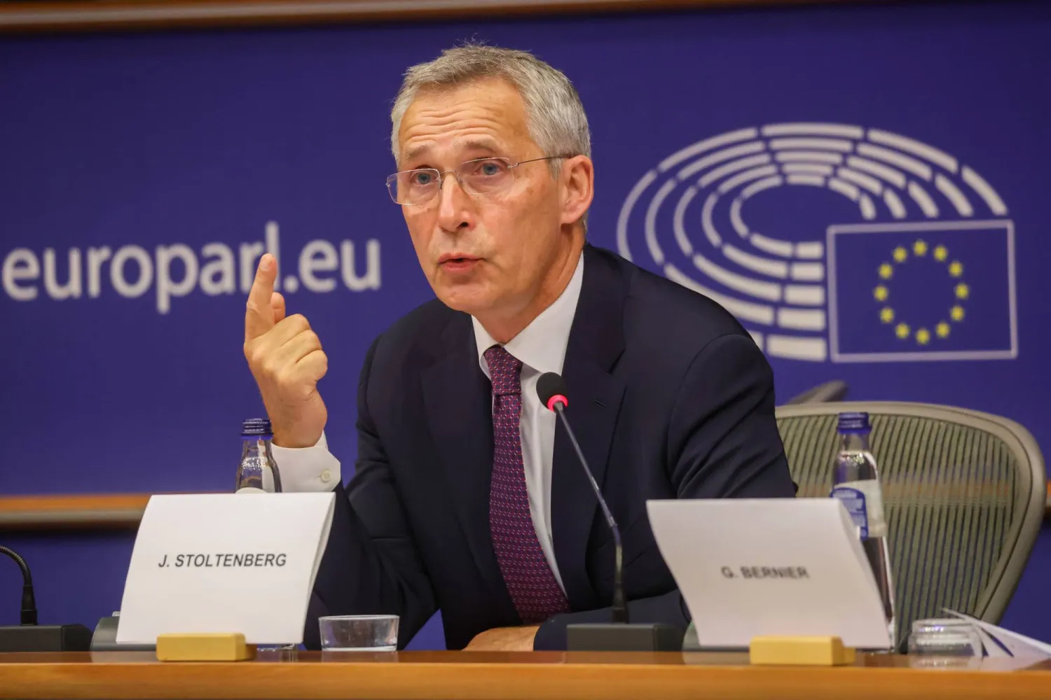 الأمين العام لحلف شمال الأطلسي ينس ستولتنبرغ (إ.ب.أ)