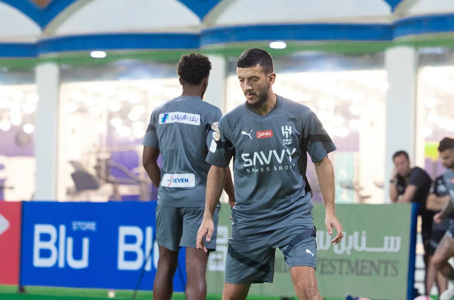 عبد الإله المالكي يشارك في التدريبات الجماعية (نادي الهلال)