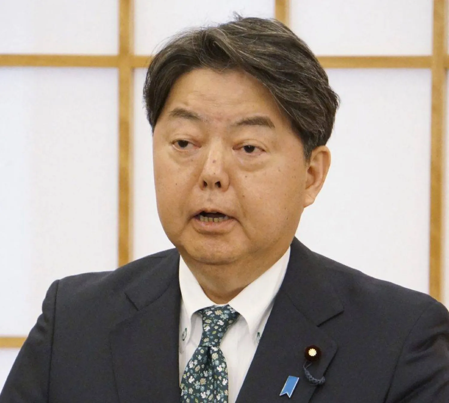Japanese Foreign Minister Yoshimasa Hayashi. (AFP)