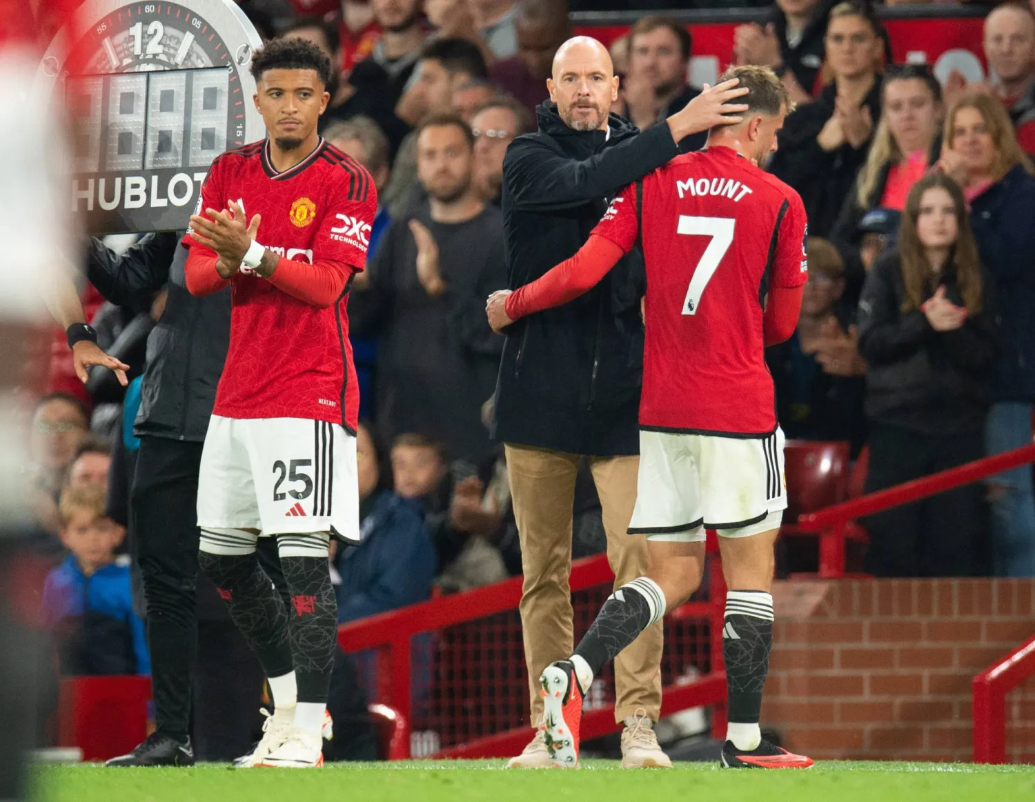 لم يشارك سانشو أساسياً مع مانشستر يونايتد منذ بداية الموسم... فقط بديلاً (إ.ب.أ)