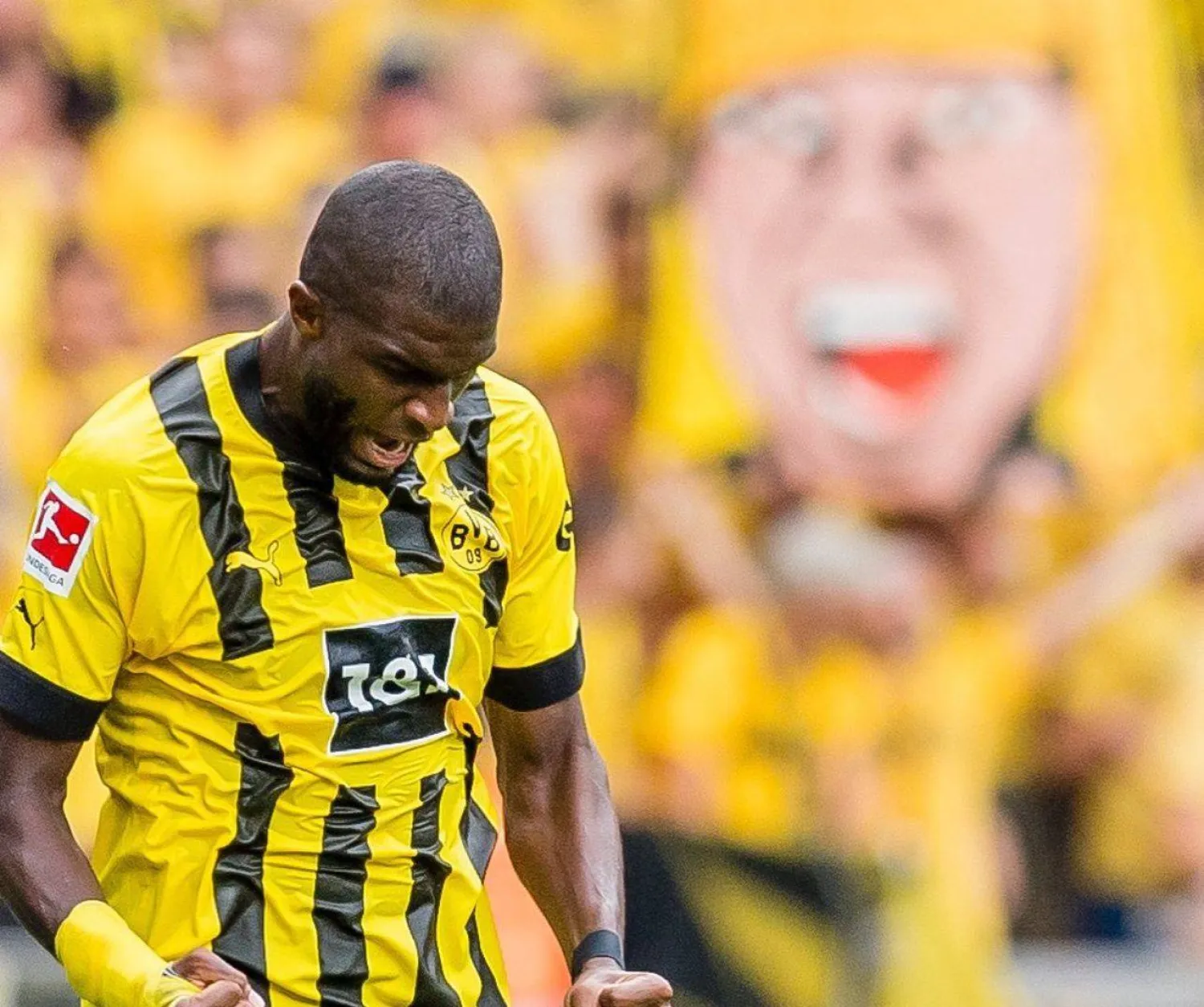 المهاجم الفرنسي أنتوني موديست لاعب بوروسيا دورتموند الألماني (الشرق الأوسط)