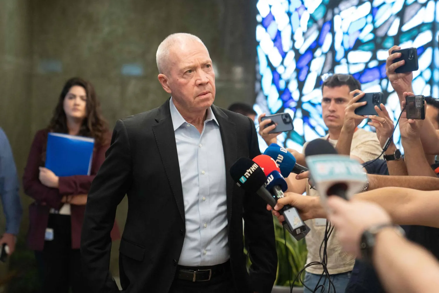 وزير الدفاع الإسرائيلي يوآف غالانت (أ.ف.ب)