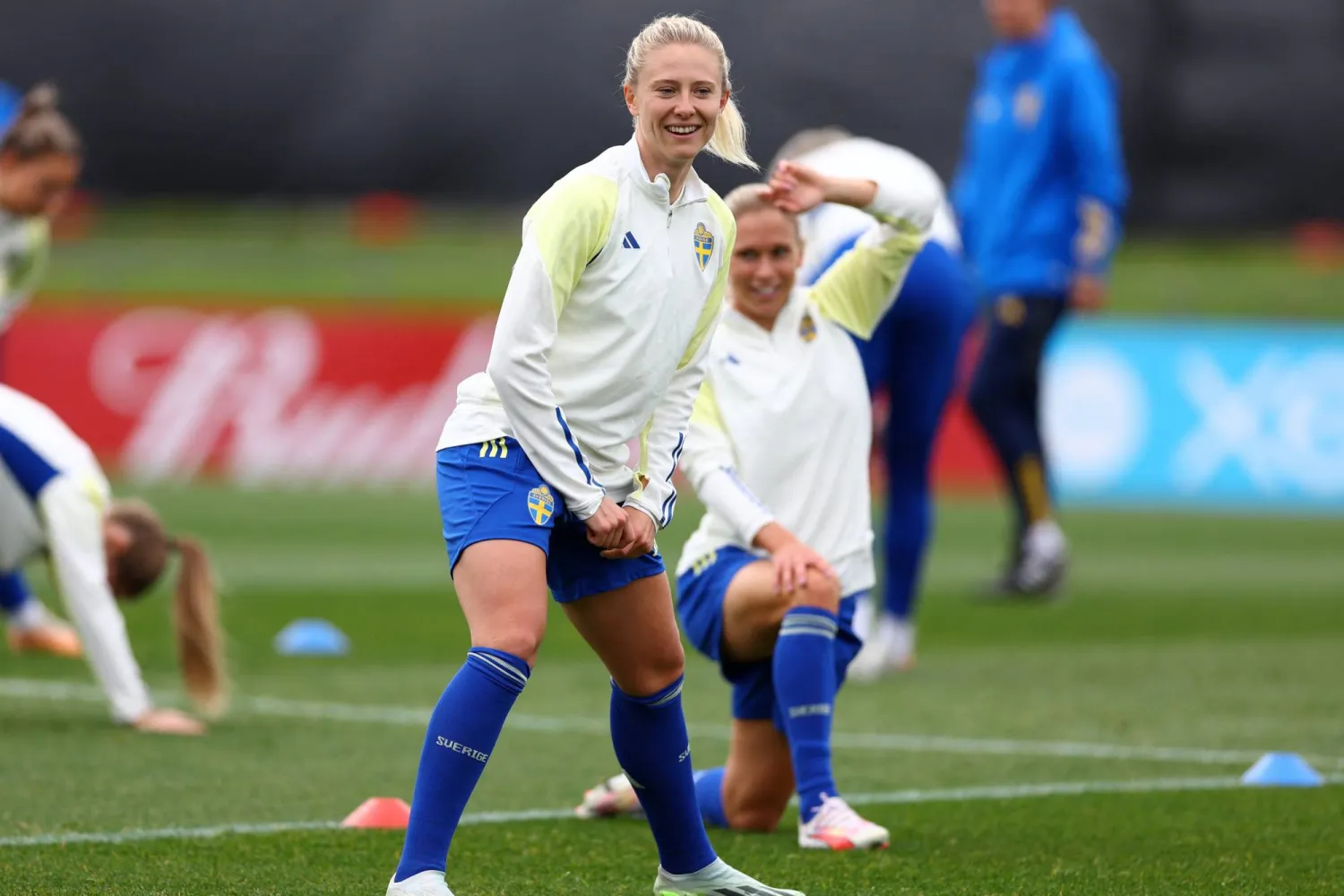 السويدية ريبيكا بلومكفيست (رويترز)