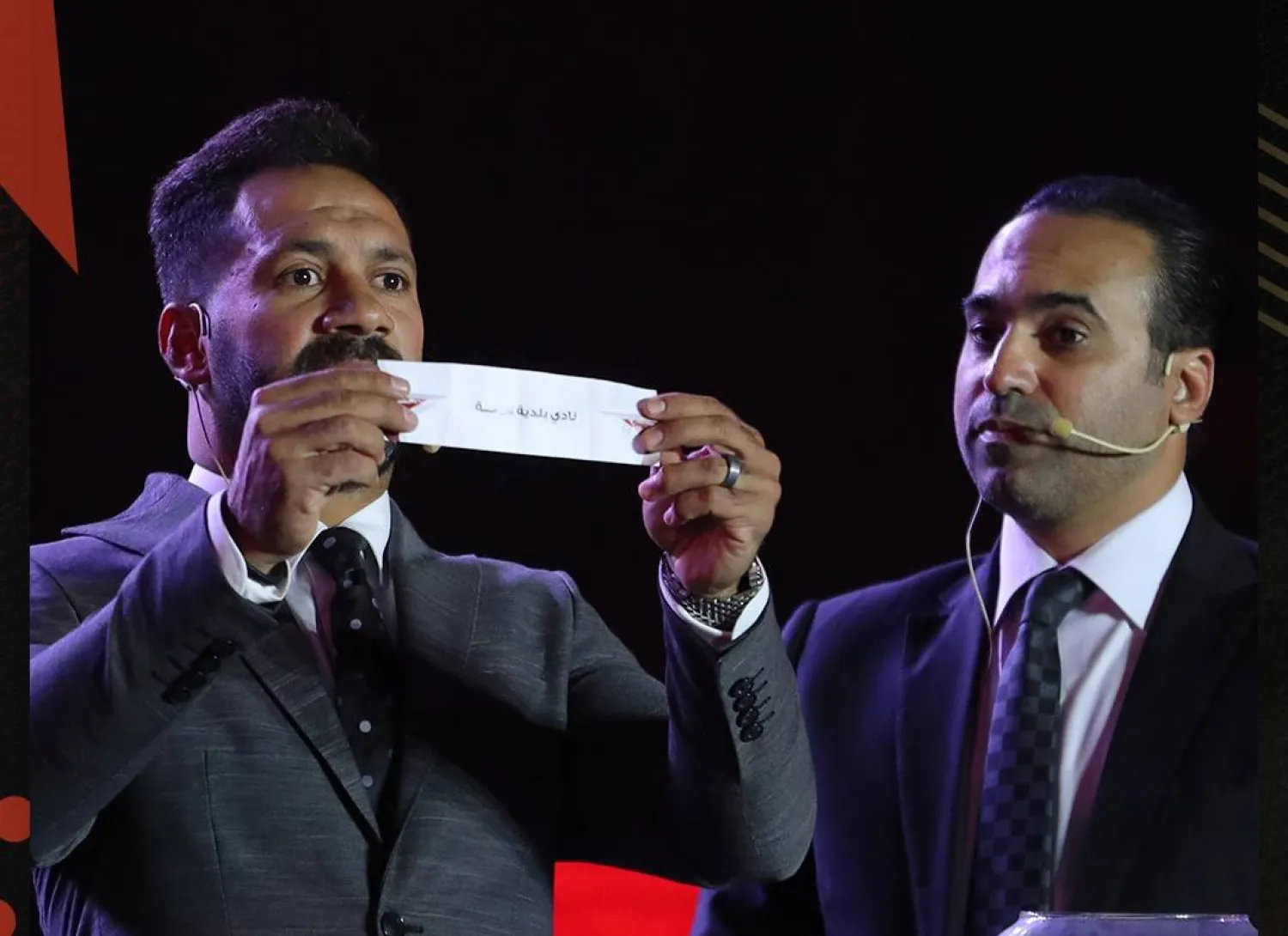 جانب من مراسم سحب القرعة التي أقيمت في العاصمة القاهرة (رابطة الأندية المحترفة)