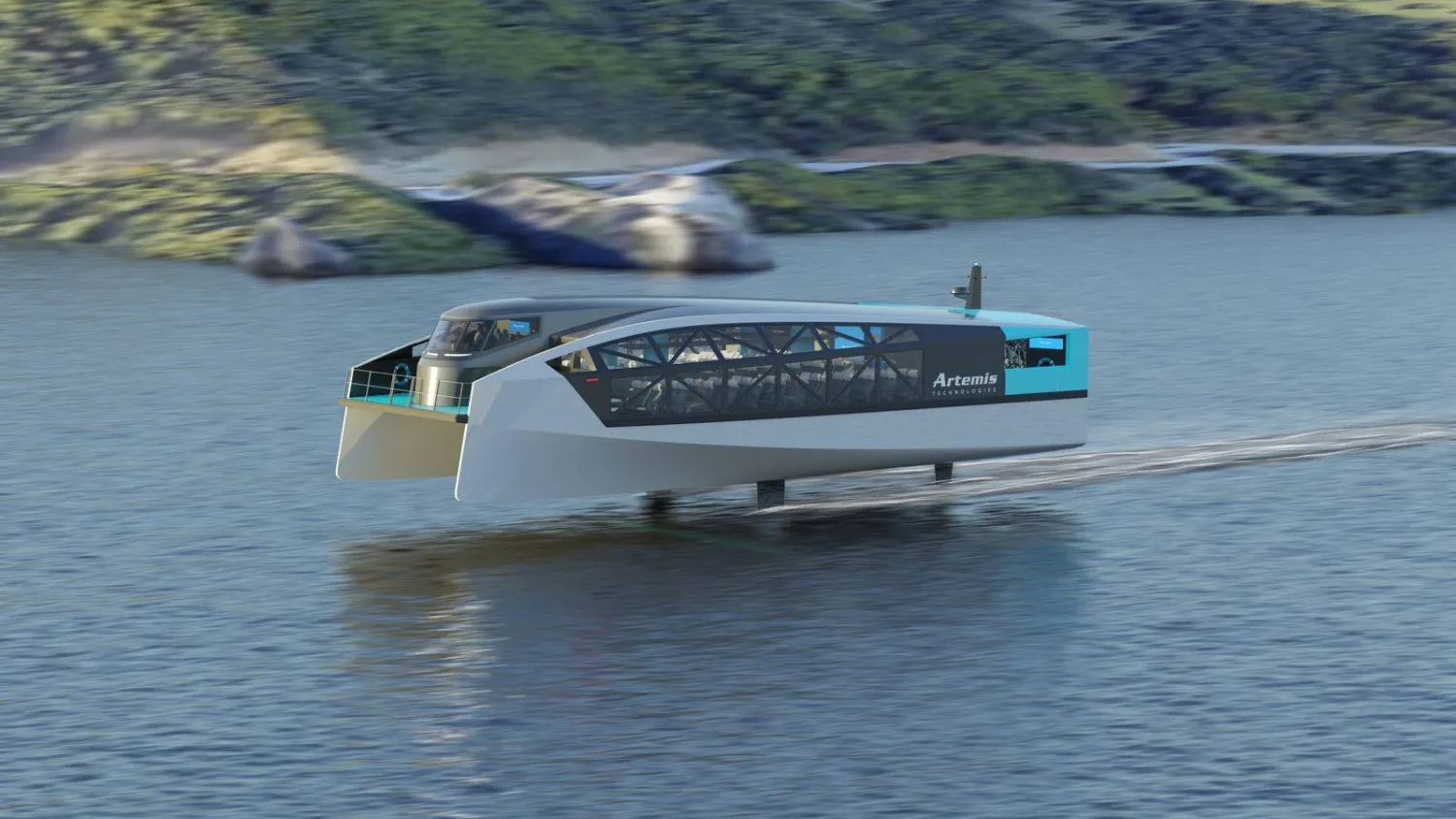 عبّارة كهربائية تعمل في جزر أوركني (شركة أرتميس تكنولوجيز)