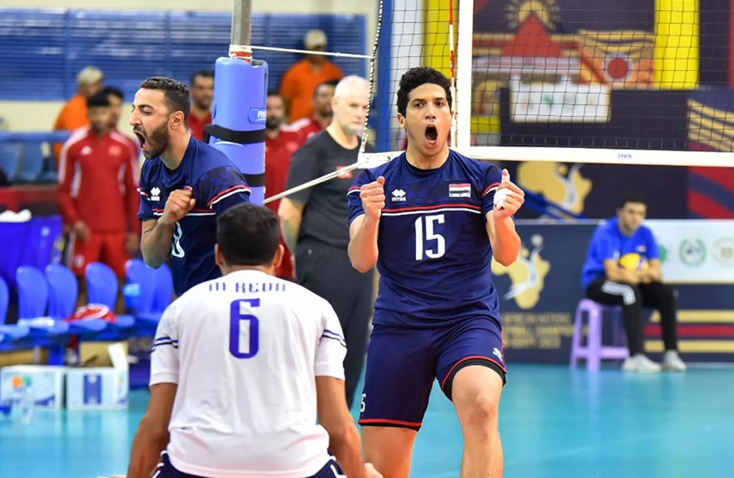 المنتخب المصري استعاد لقب البطولة الغائب منذ 8 أعوام (الاتحاد المصري لكرة الطائرة)