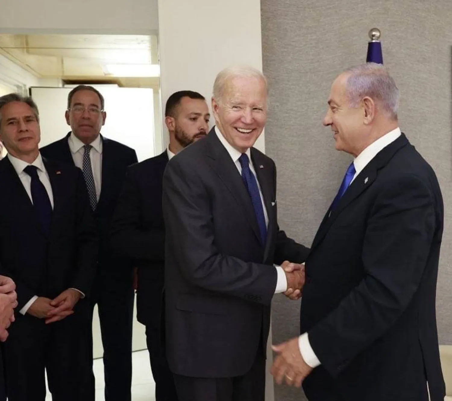 الرئيس الأميركي جو بايدن ورئيس الوزراء الإسرائيلي بنيامين نتنياهو (مكتب رئيس الوزراء الإسرائيلي)