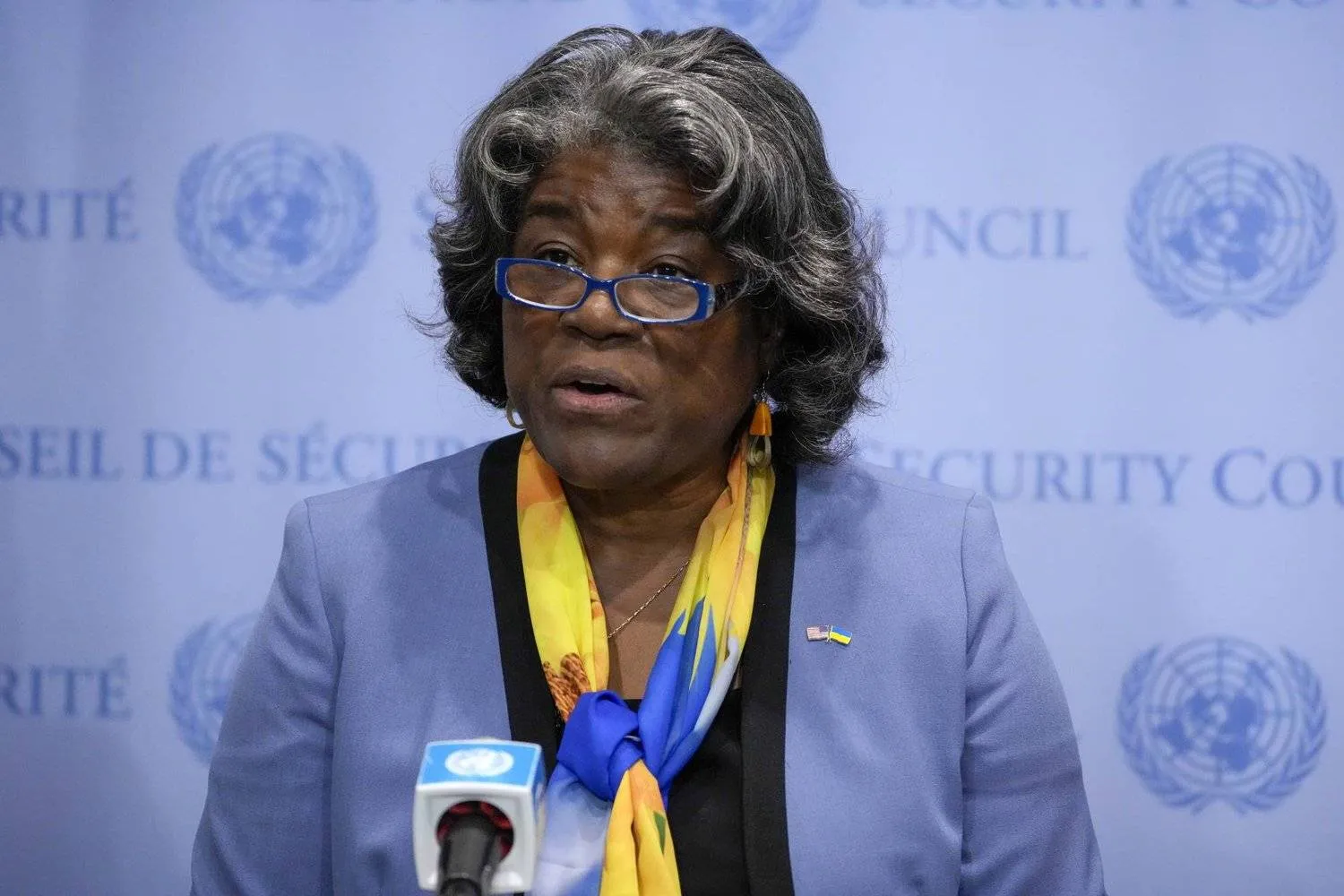 US Representative to the United Nations Ambassador Linda Thomas-Greenfield. (AP) 