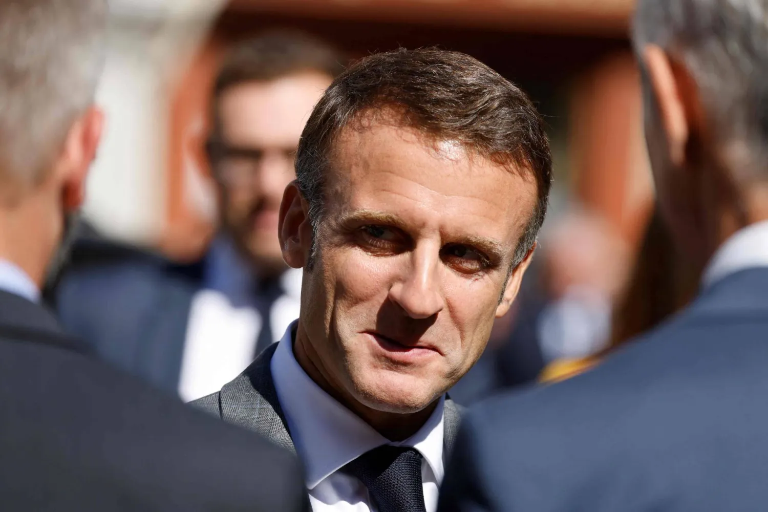 الرئيس الفرنسي إيمانويل ماكرون (أ.ف.ب)
