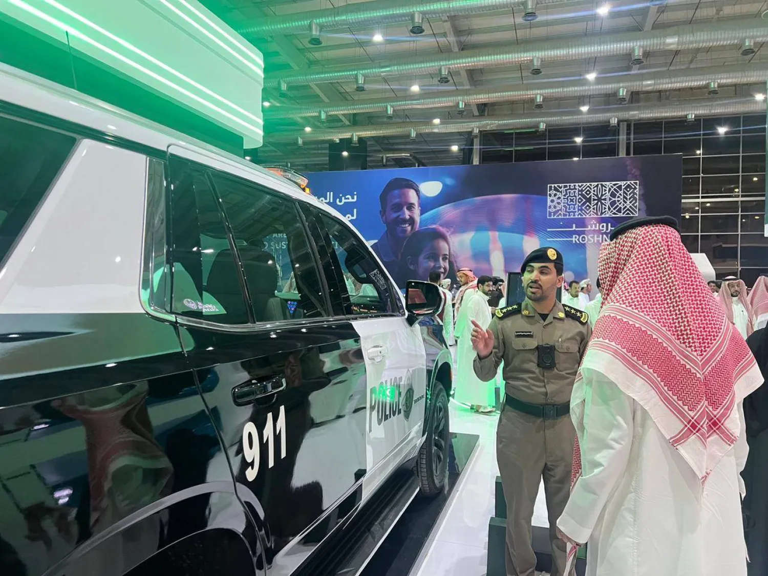 مركبات أمنية ذكية كانت حاضرة في المعرض