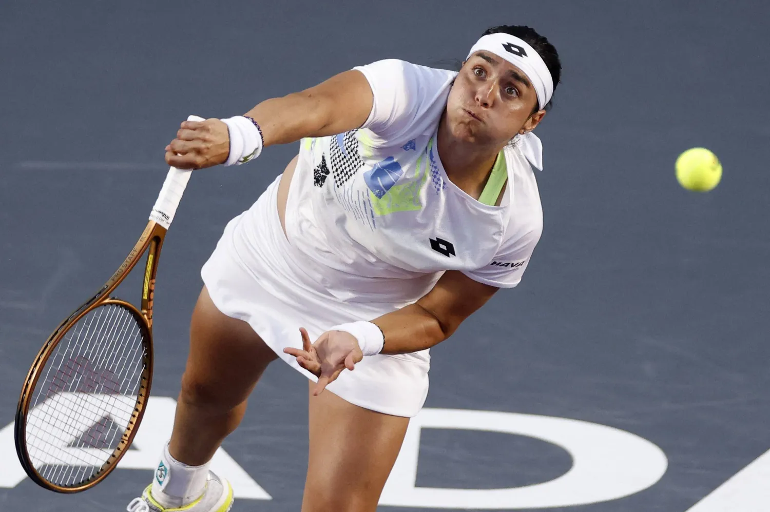 التونسية أُنس جابر (أ.ف.ب)