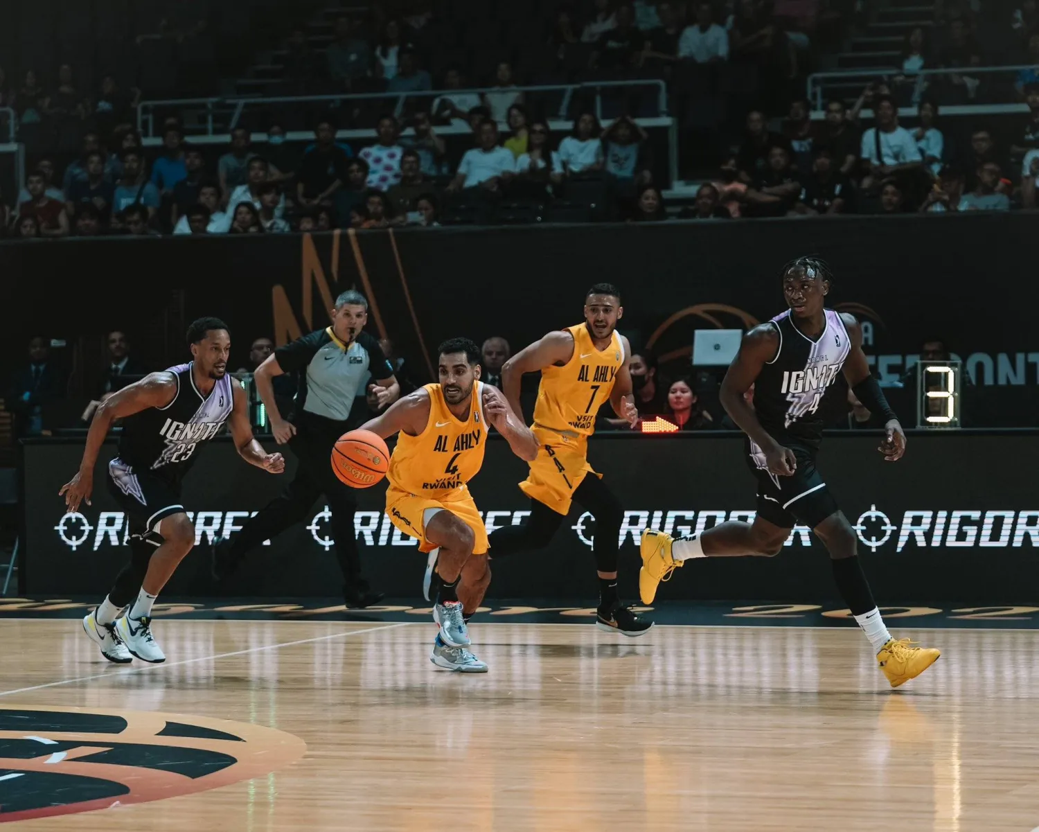 «مونديال السلة»: الأهلي المصري يكسب إيغنايت الأميركي