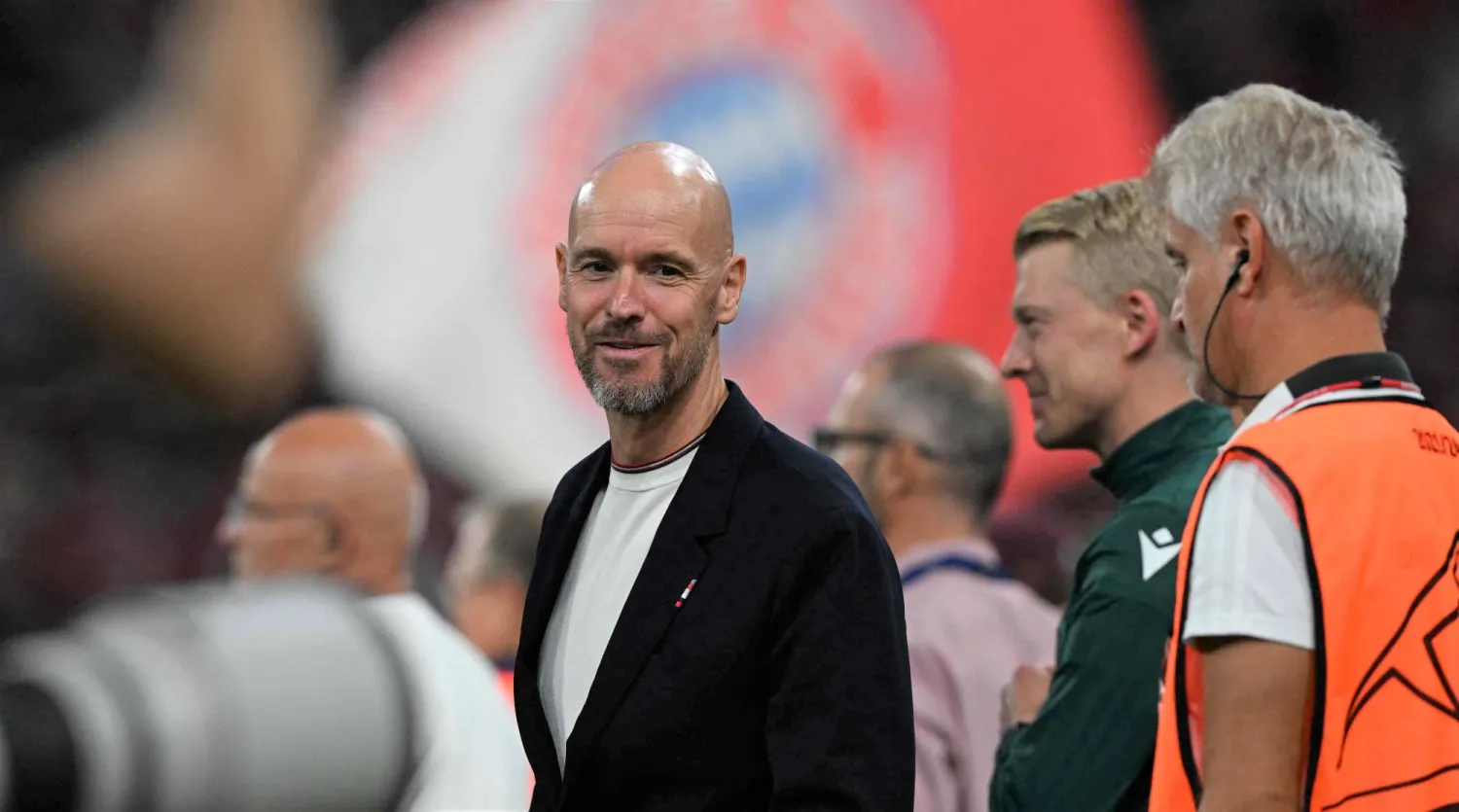 إريك تين هاغ مدرب مانشستر يونايتد (أ.ف.ب)