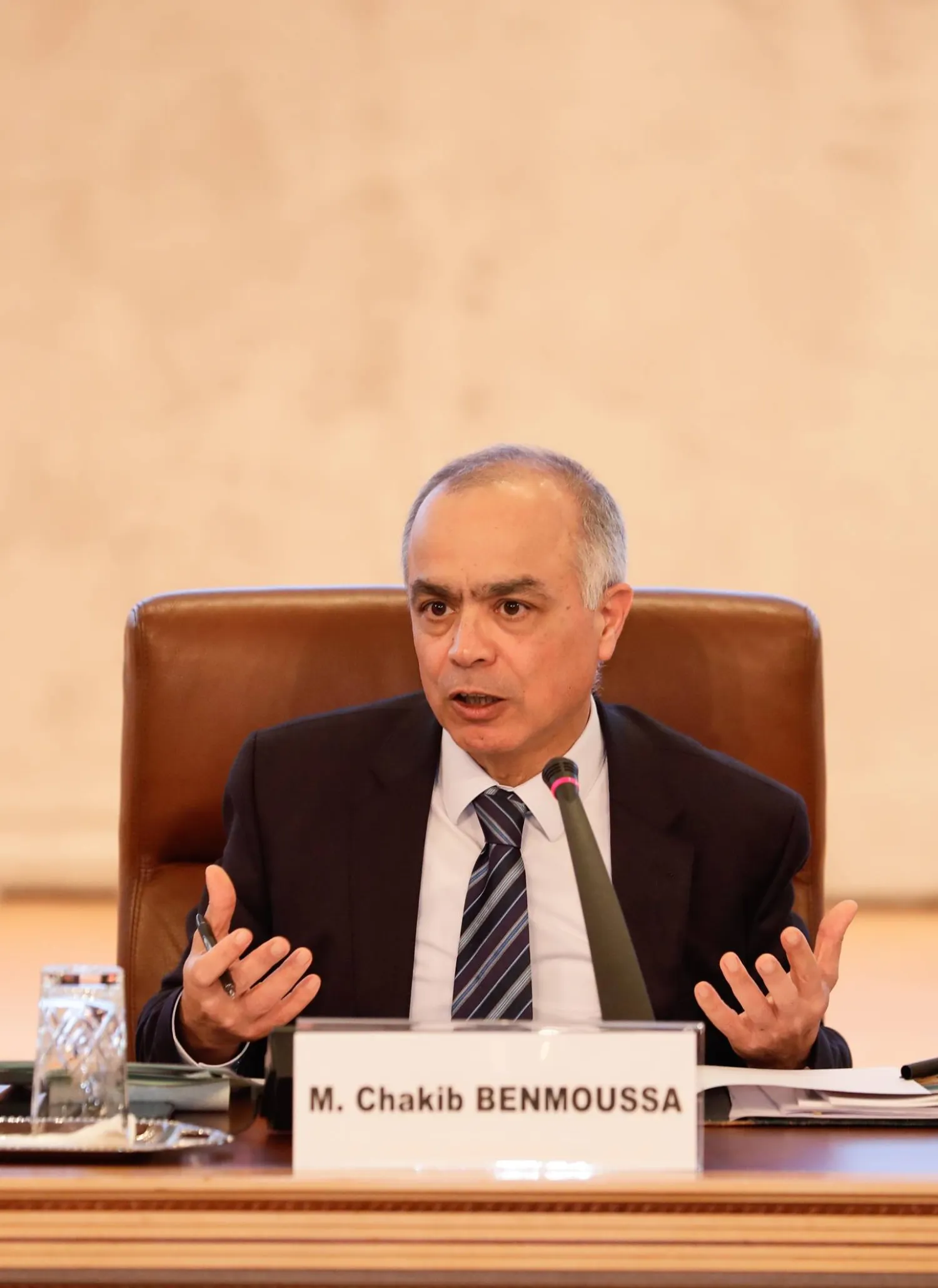 شكيب بنموسى وزير التربية الوطنية المغربي (الشرق الأوسط)