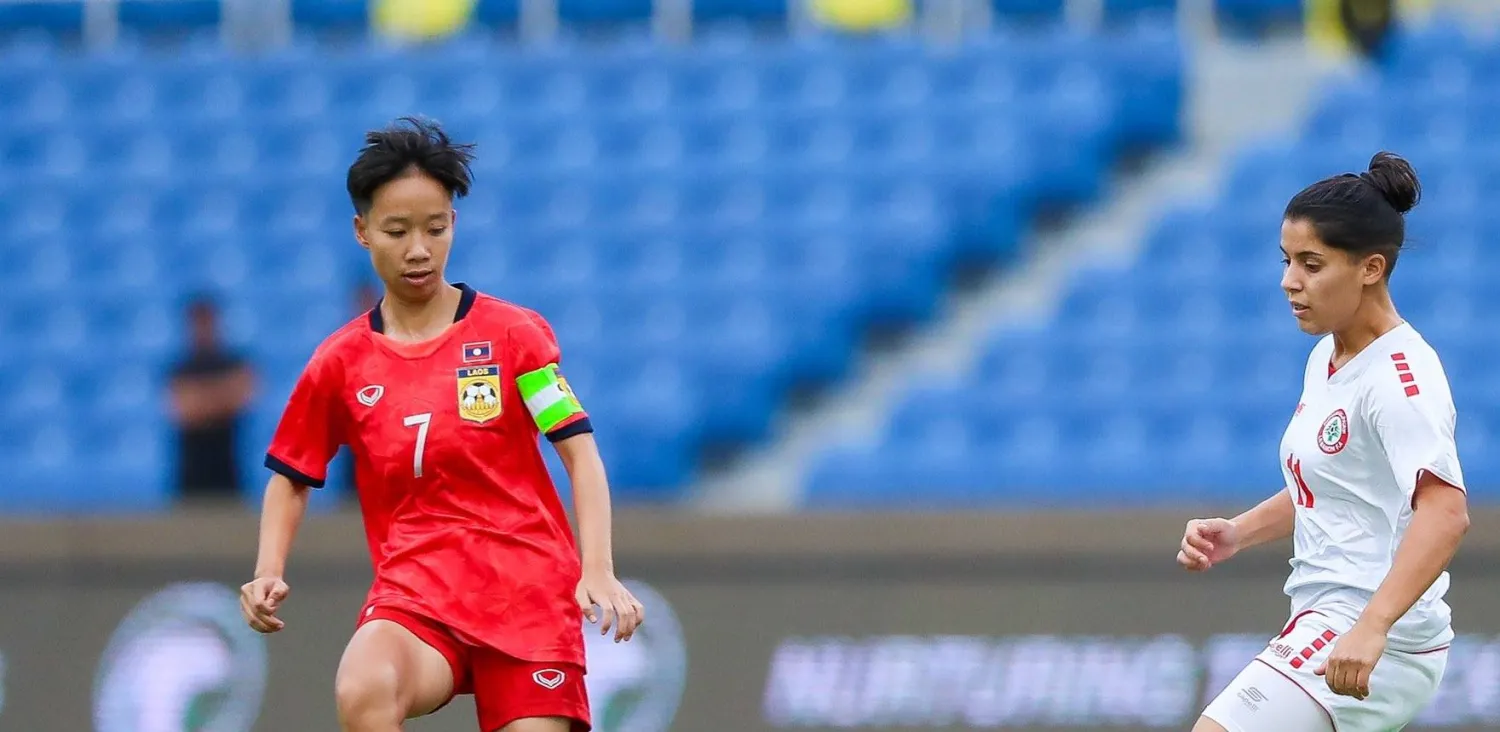 من مواجهة منتخب لاوس في البطولة الدولية الودية (الشرق الأوسط) 