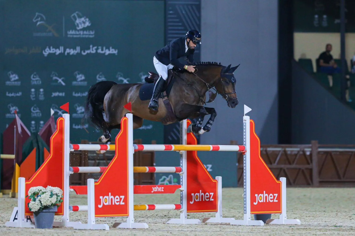وشهدت البطولة إضافة شوط خاص للفرسان أقل من 14 عاماً (الاتحاد السعودي للفروسية)