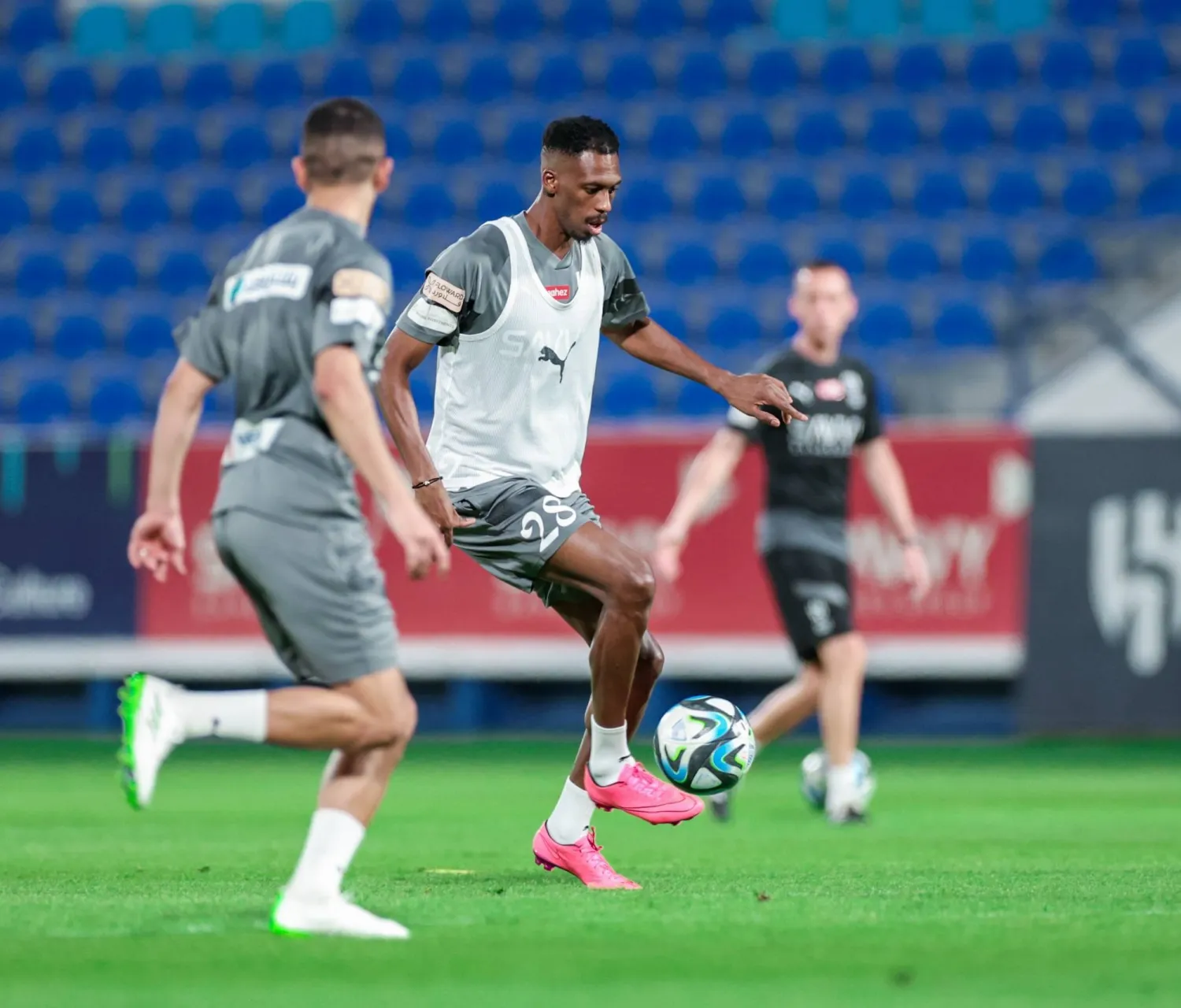 من تدريبات الهلال الأخيرة (نادي الهلال)