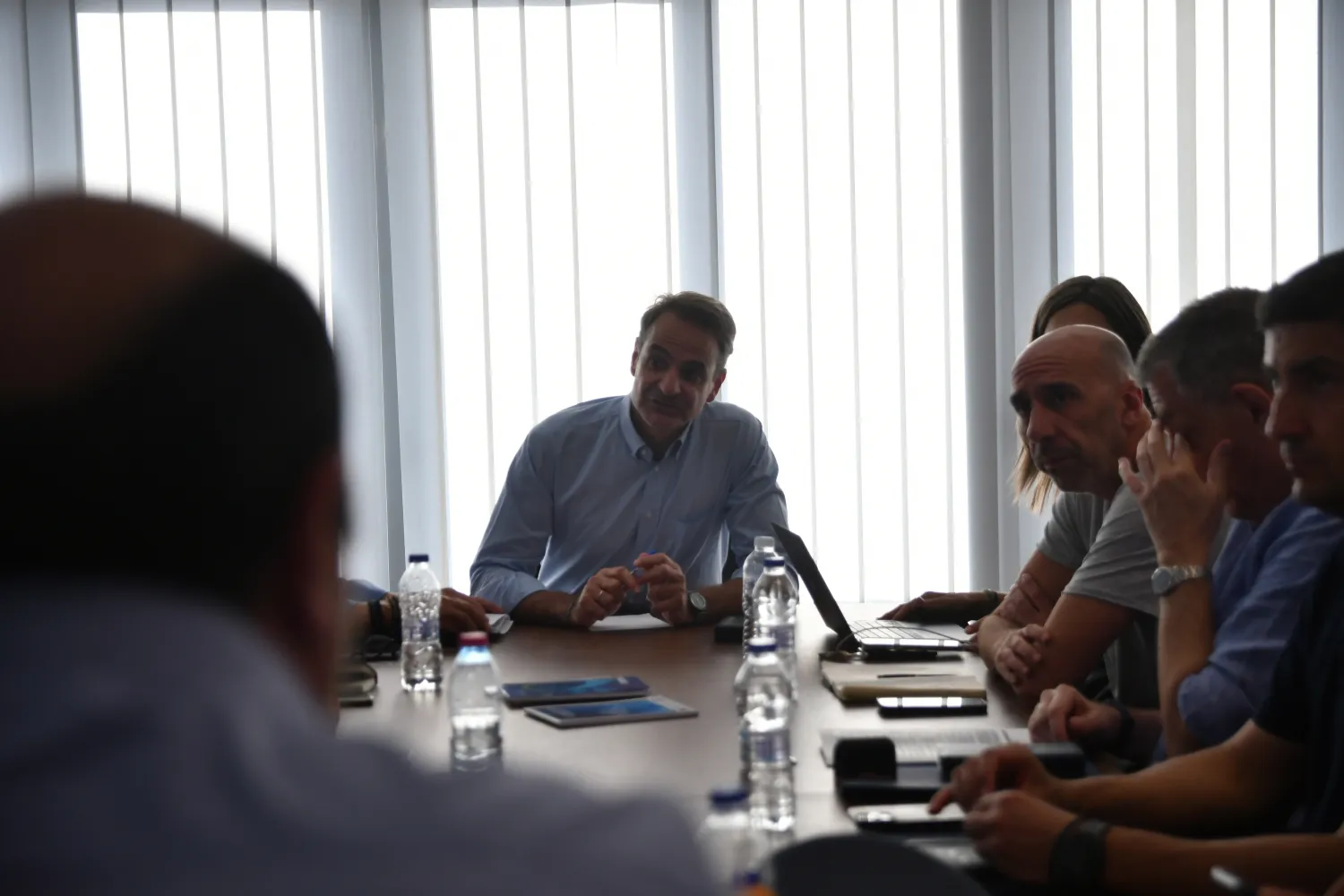 Yunanistan Başbakanı Kiryakos Miçotakis bölgeyi ziyaret etti (AA)