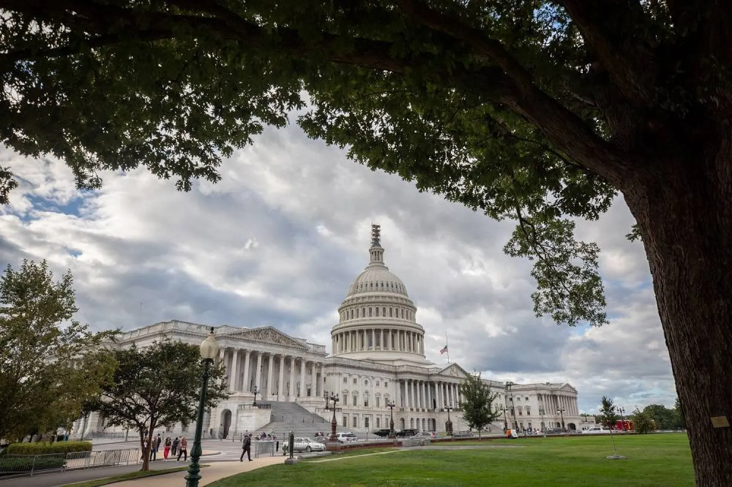  30 September 2023, US, Washington: A general view of the US Capitol in Washington. (dpa)