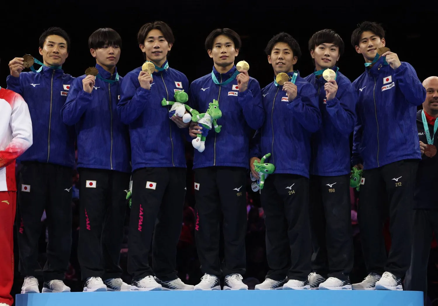 اليابان حققت 255.594 نقطة (رويترز)