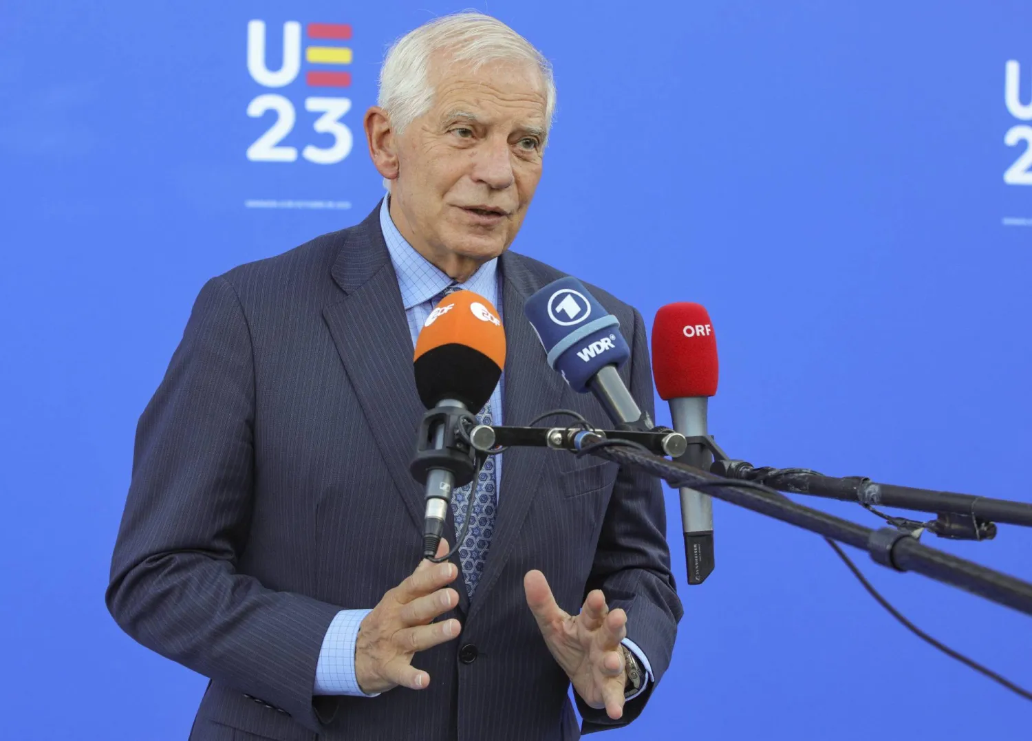 مسؤول السياسة الخارجية في الاتحاد الأوروبي جوزيب بوريل (إ.ب.أ)