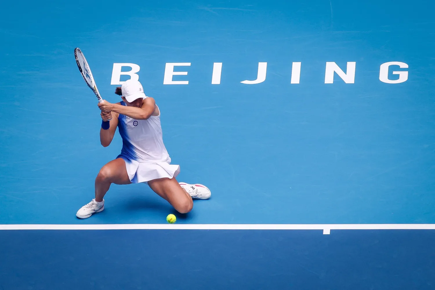 النجمة البولندية كانت متألقة أمام غوف (إ.ب.أ)