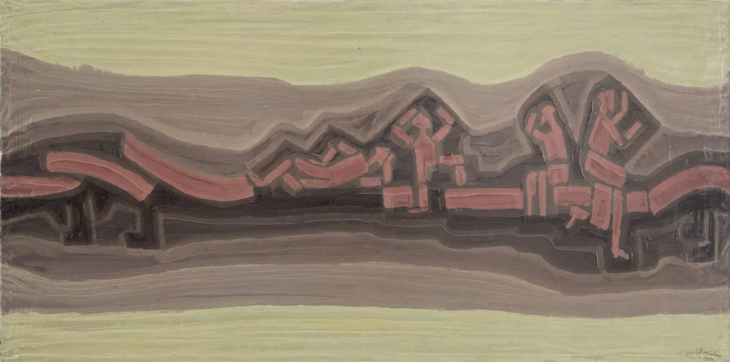 «المخرج الأخضر» للفنان محمد السليم (سوذبيز)