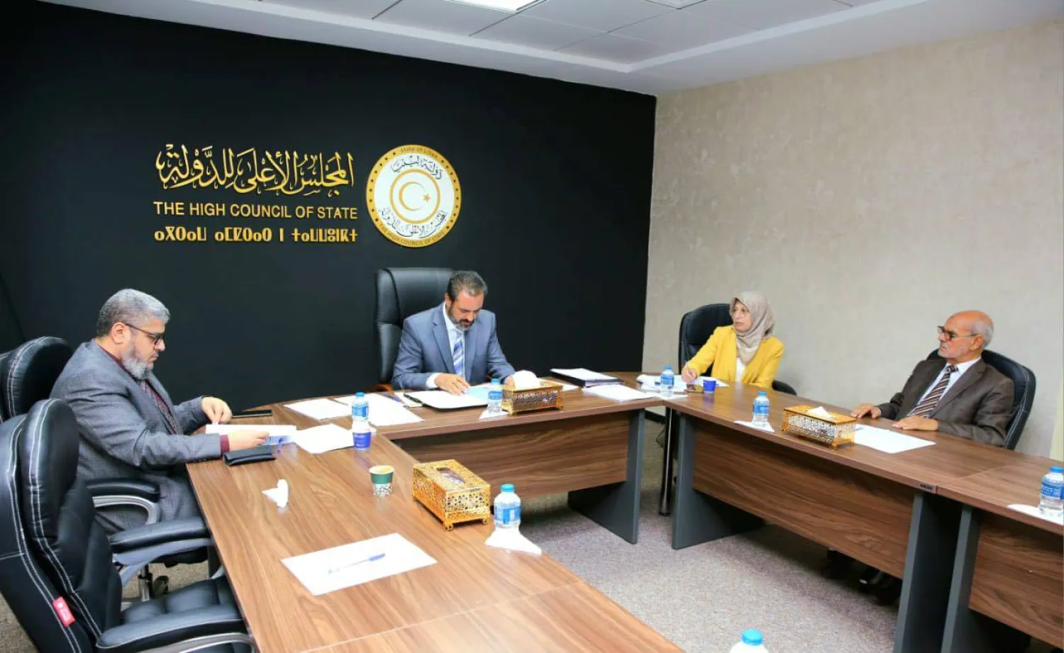 من اجتماع سابق للمجلس الأعلى للدولة (المجلس)