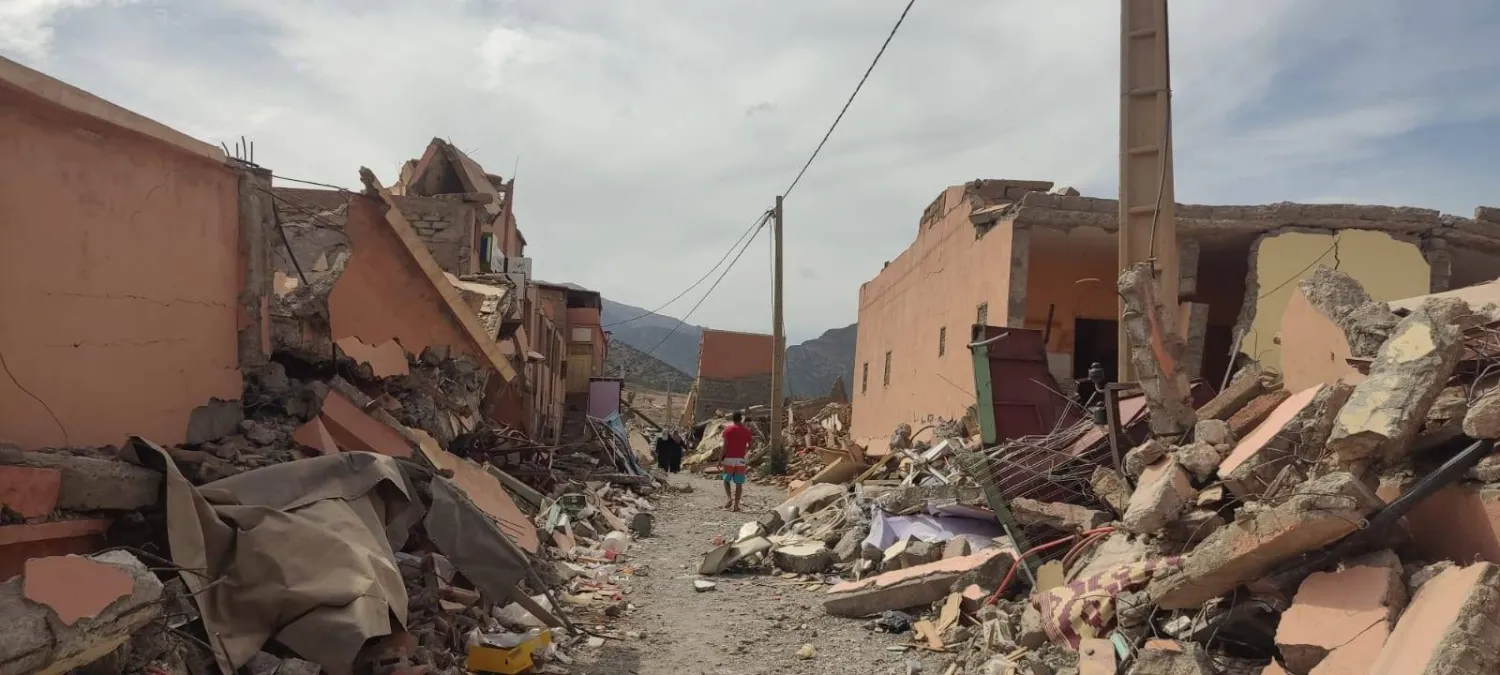 منازل مدمرة في «تلات نيعقوب» (الشرق الأوسط)