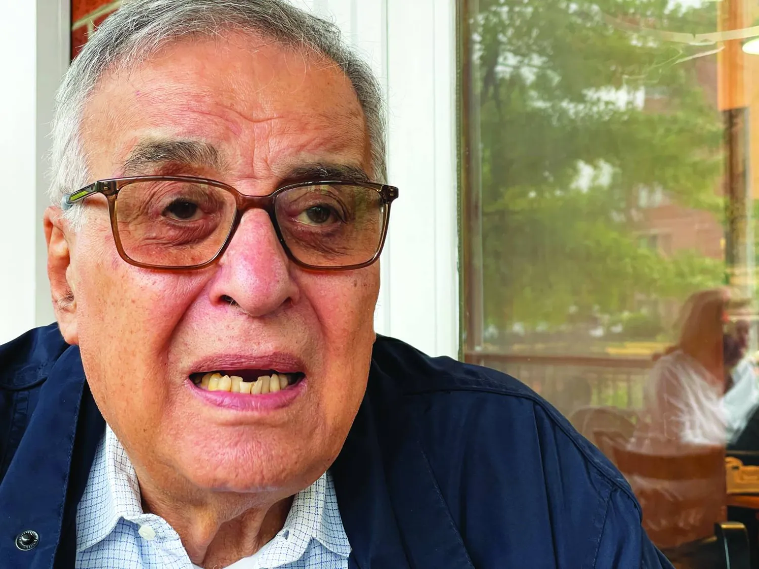 
وزير الخارجية اللبناني عبد الله بوحبيب خلال حوار «الشرق الأوسط» معه في واشنطن (الشرق الأوسط)