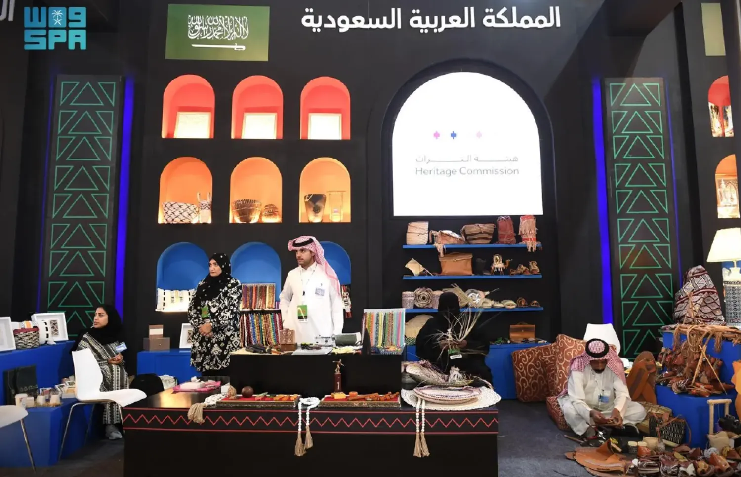 Saudi Heritage Commission Participates in 5th Session of Egyptian Crafts Exhibition