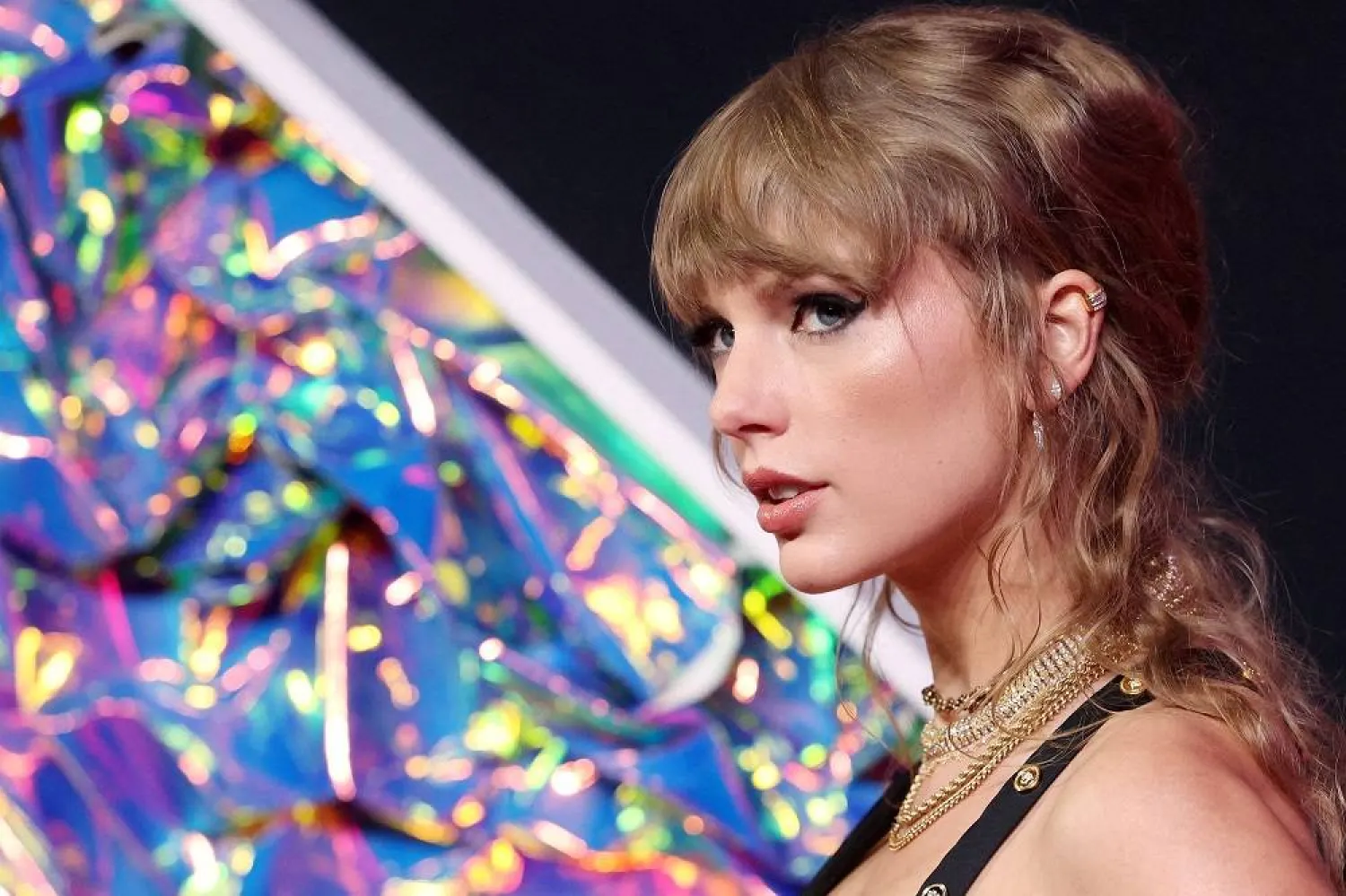 Taylor Swift attends the 2023 MTV Video Music Awards at the Prudential Center in Newark, New Jersey, US, September 12, 2023. (Reuters) 