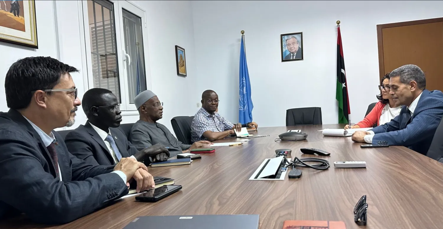 اجتماع باتيلي والسايح في طرابلس (البعثة الأممية)