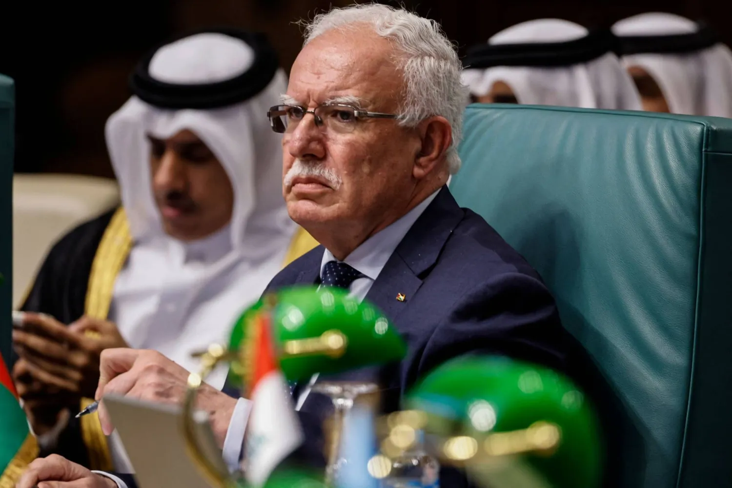 وزير الخارجية الفلسطيني رياض المالكي (أ.ف.ب)