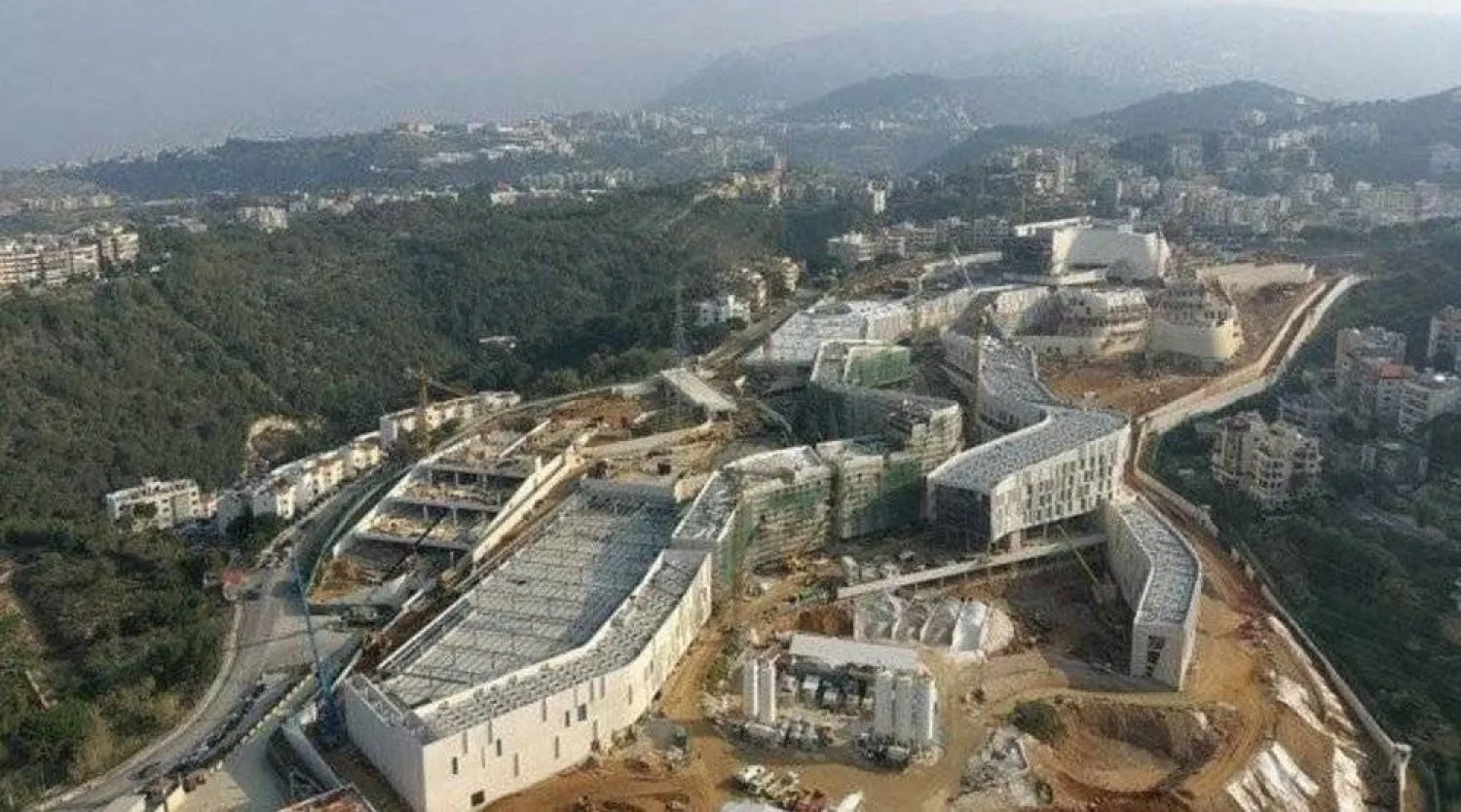 المبنى الجديد للسفارة الأميركية في عوكر، لبنان (حساب السفارة الأميركية في بيروت على تويتر)