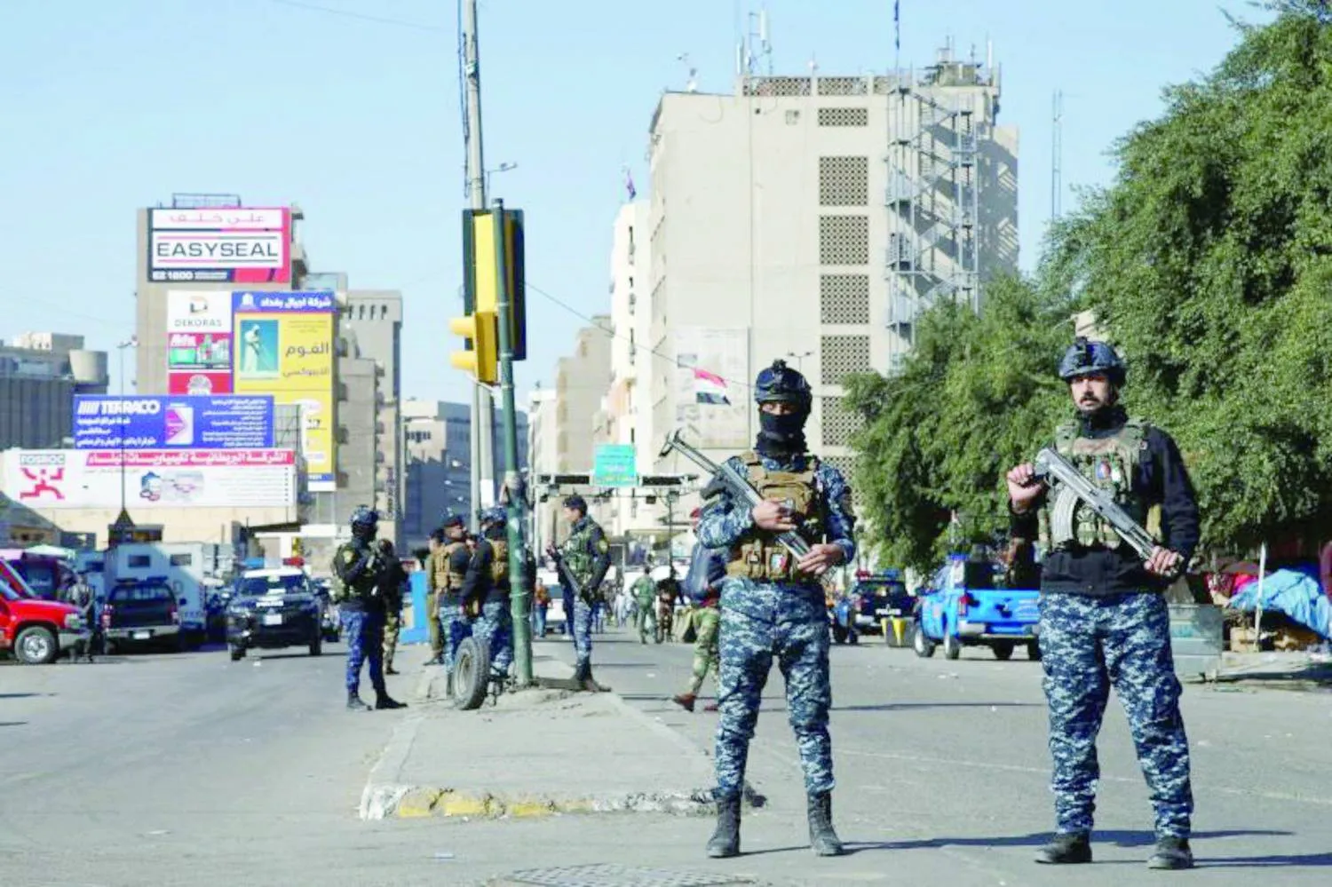 قوات أمن عراقية في بغداد (أرشيفية - رويترز)