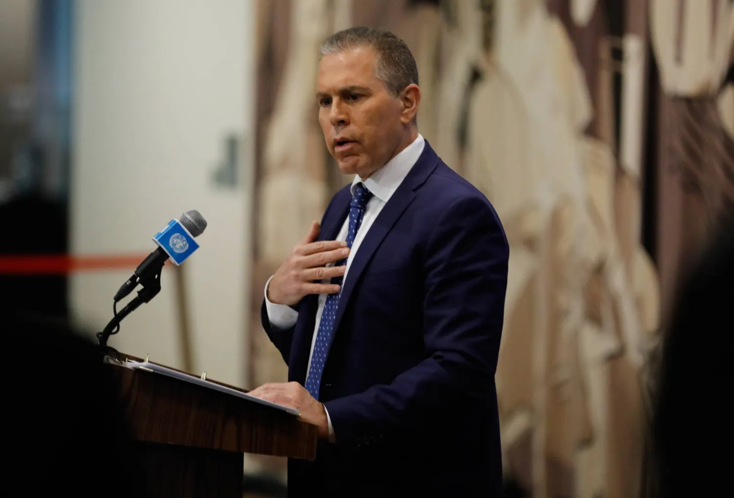 مندوب إسرائيل لدى الأمم المتحدة جلعاد إردان (إ.ب.أ)