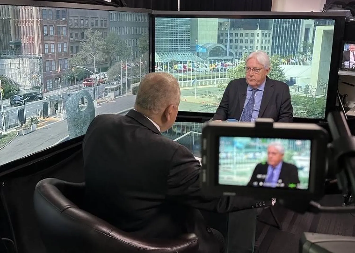 مارتن غريفيث وكيل الأمين العام للأمم المتحدة للشؤون الإنسانية ومنسق الإغاثة في حالات الطوارئ (حسابه على منصة إكس)