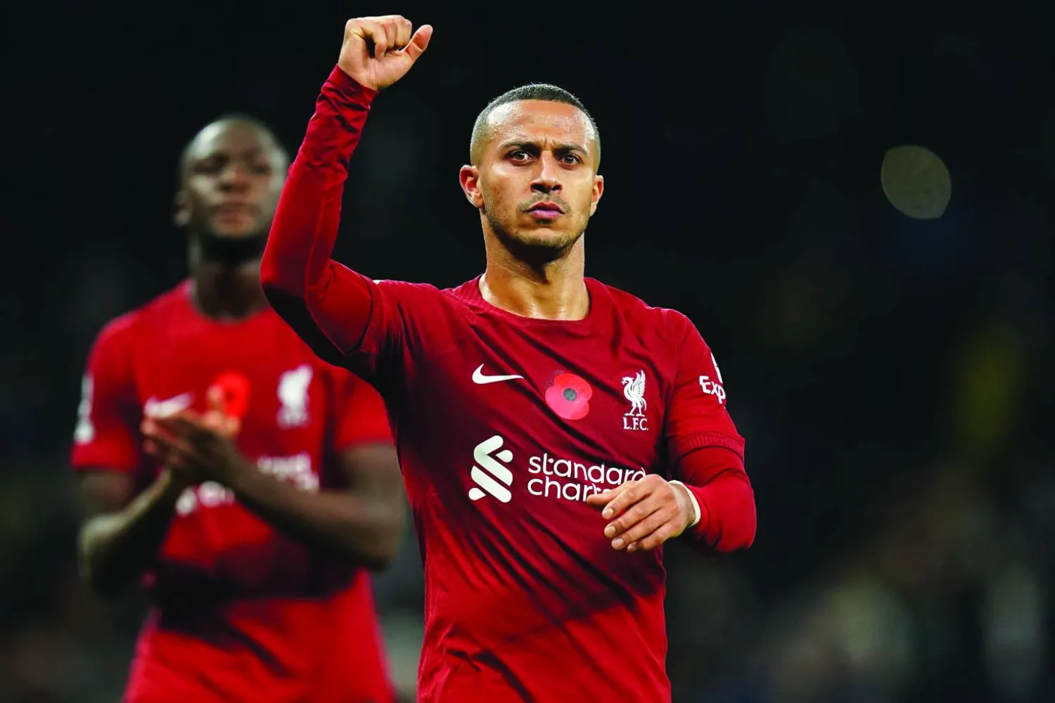 عانى تياغو من الإصابات مؤخرا ولم يشارك مع ليفربول هذا الموسم (إكس)