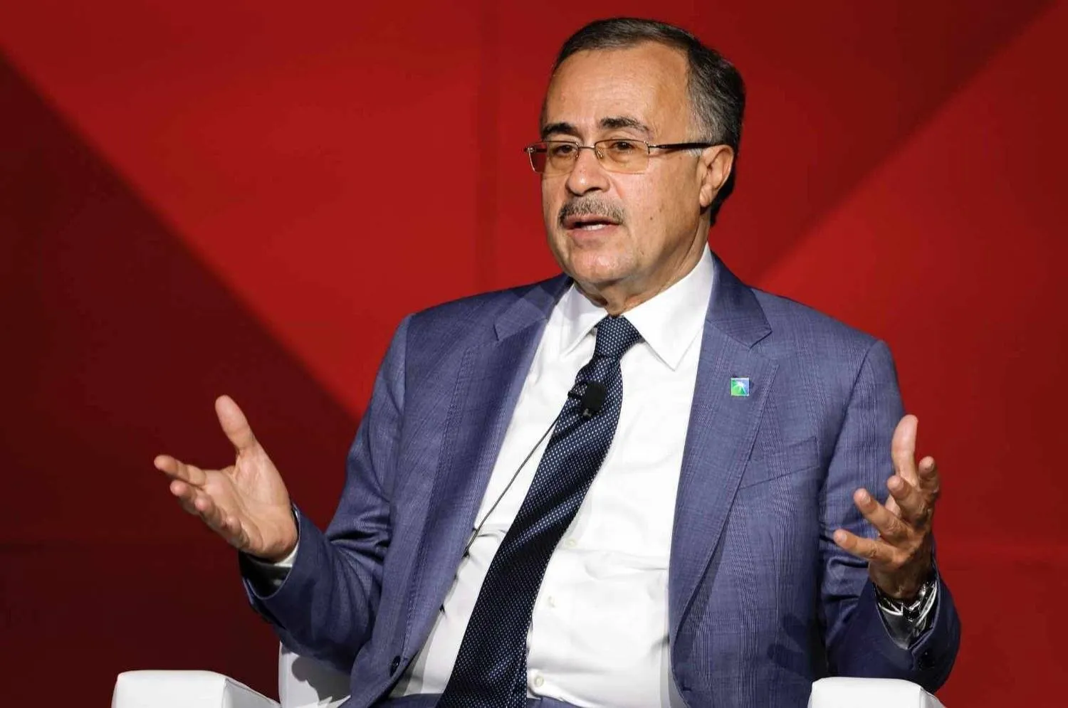 Saudi Aramco CEO Amin Nasser. (AP)