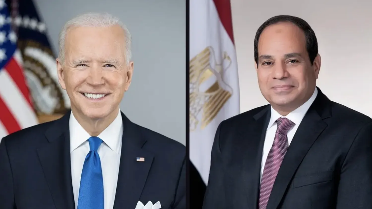 أرشيفية للرئيسين الأميركي والمصري