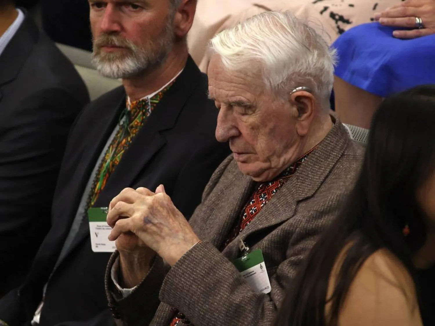المقاتل النازي السابق ياروسلاف هونكا حظي بتصفيق البرلمانيين الكنديين الشهر الماضي (أ.ب)
