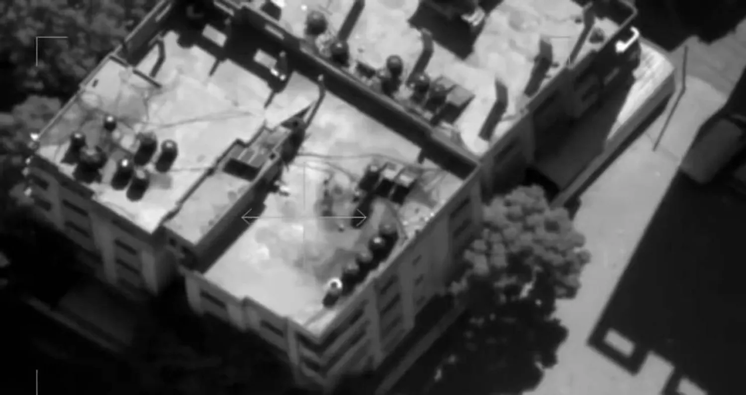 صورة جوية من أحد الاستهدافات الإسرائيلية (الجيش الإسرائيلي)