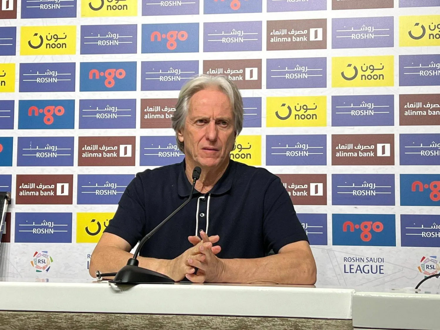  البرتغالي خورخي خيسوس مدرب فريق الهلال  (تصوير:بشير صالح)