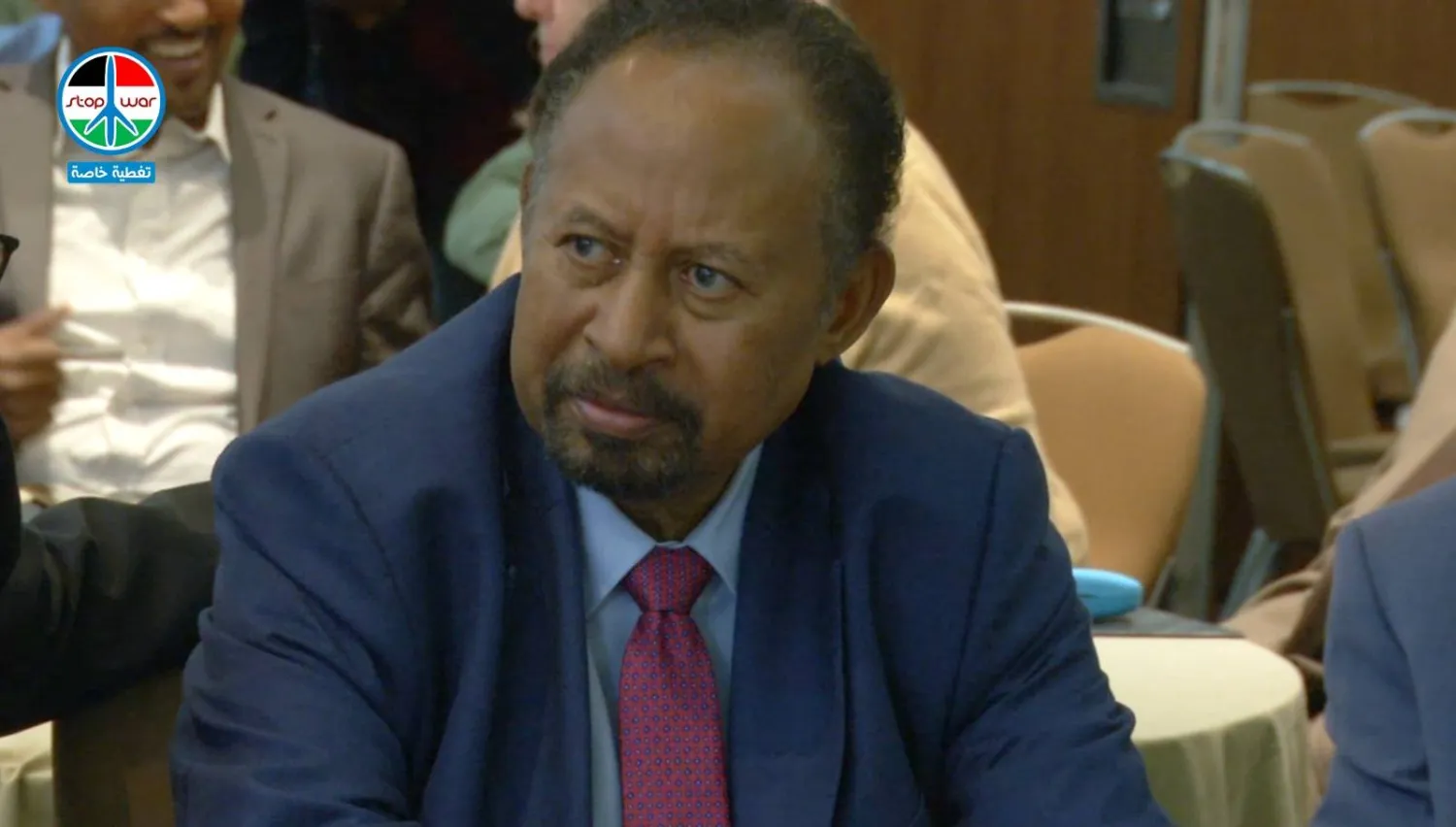 رئيس الوزراء السوداني السابق عبد الله حمدوك في أديس أبابا، السبت، خلال الاجتماعات التحضيرية لتأسيس «الجبهة المدنية» (المكتب الإعلامي للجبهة)