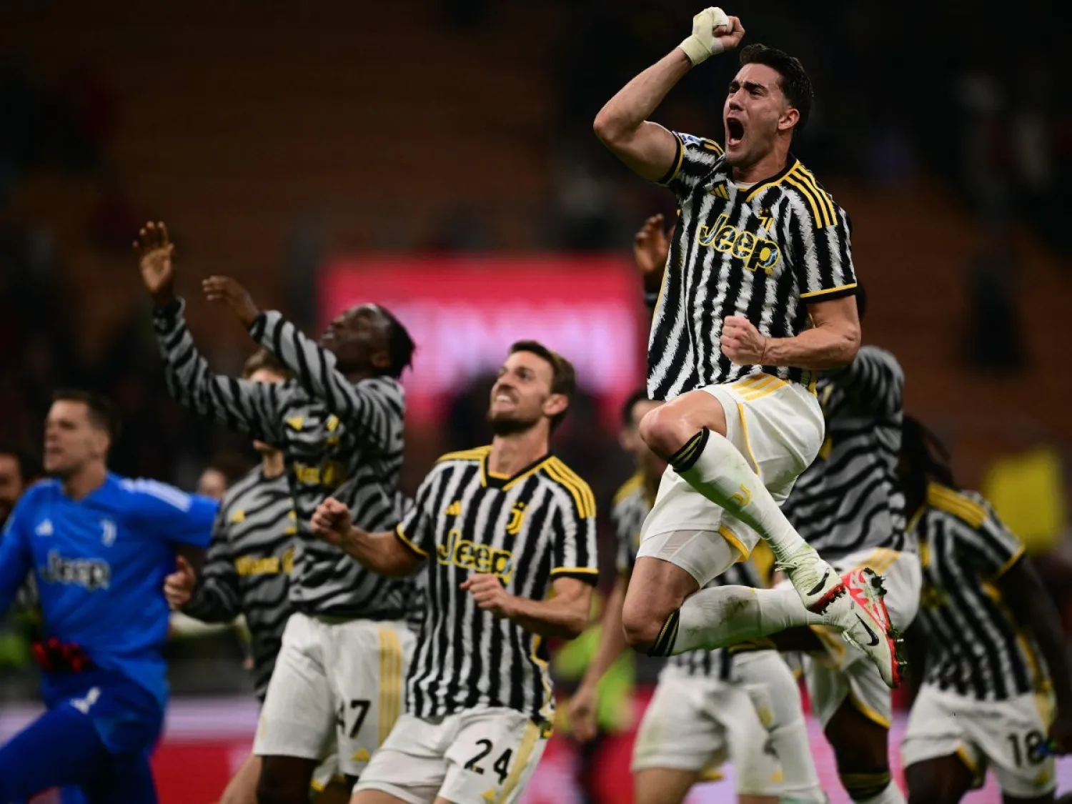 يوفنتوس يحتل المركز الثالث حالياً برصيد 20 نقطة (أ.ف.ب)