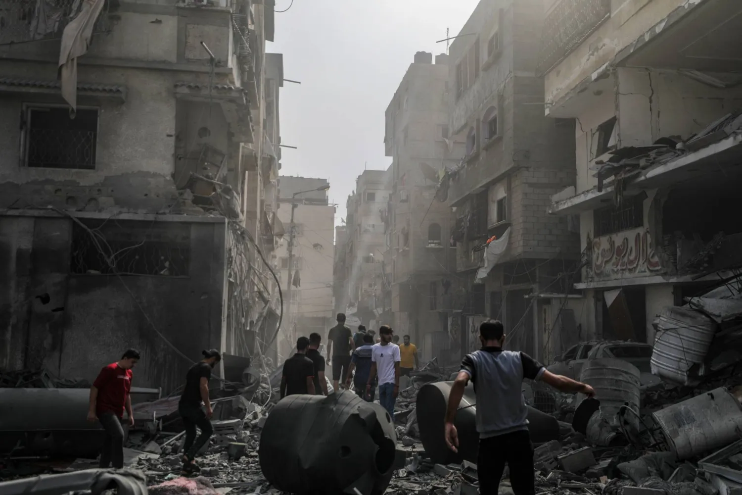 دمار في غزة (إ.ب.أ)