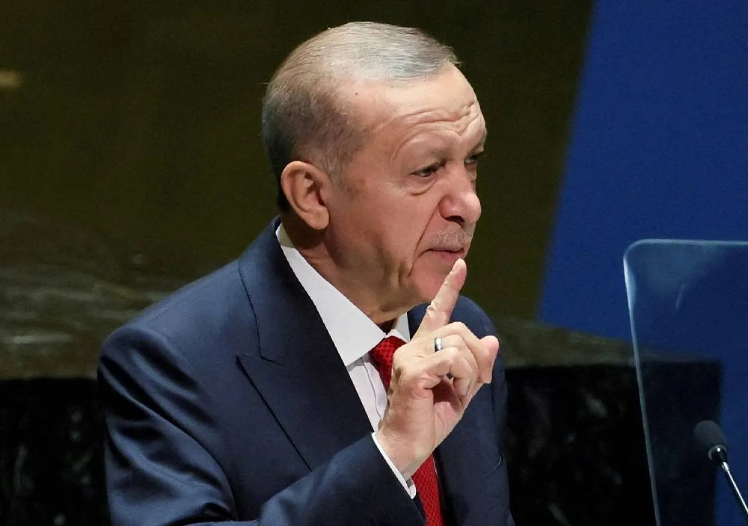 Türkiye's President Recep Tayyip Erdogan addresses the 78th Session of the UN General Assembly in New York City, US, September 19, 2023. (Reuters) 