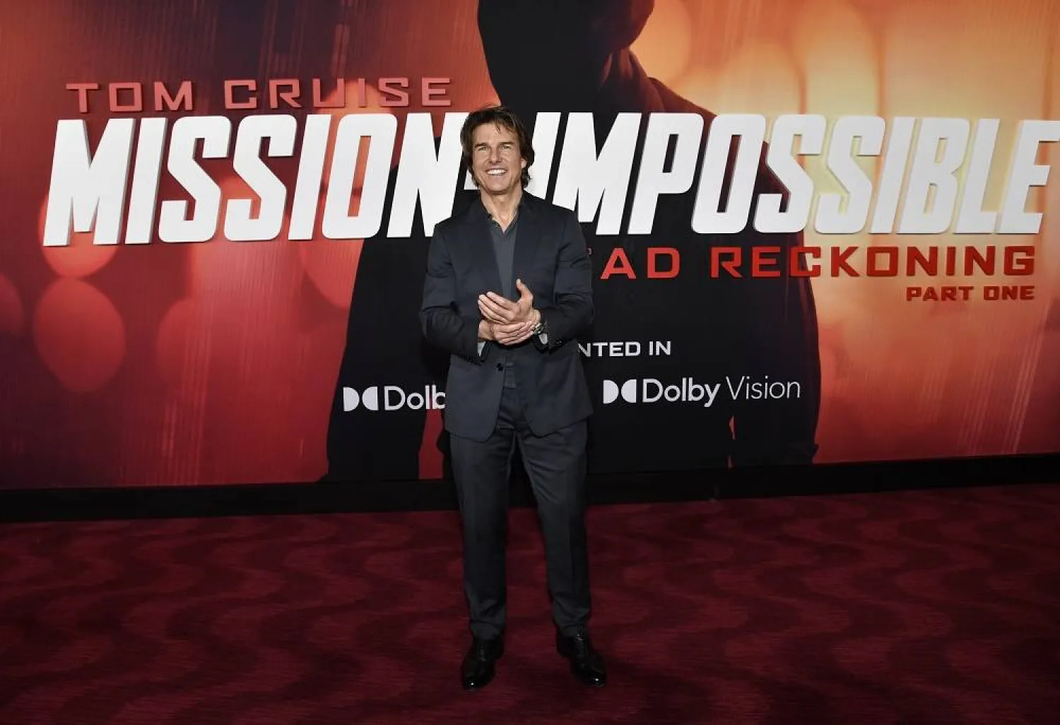 Tom Cruise attends the premiere of "Mission: Impossible, Dead Reckoning - Part One" at Jazz at Lincoln Center's Frederick P. Rose Hall, July 10, 2023, in New York. (AP)
