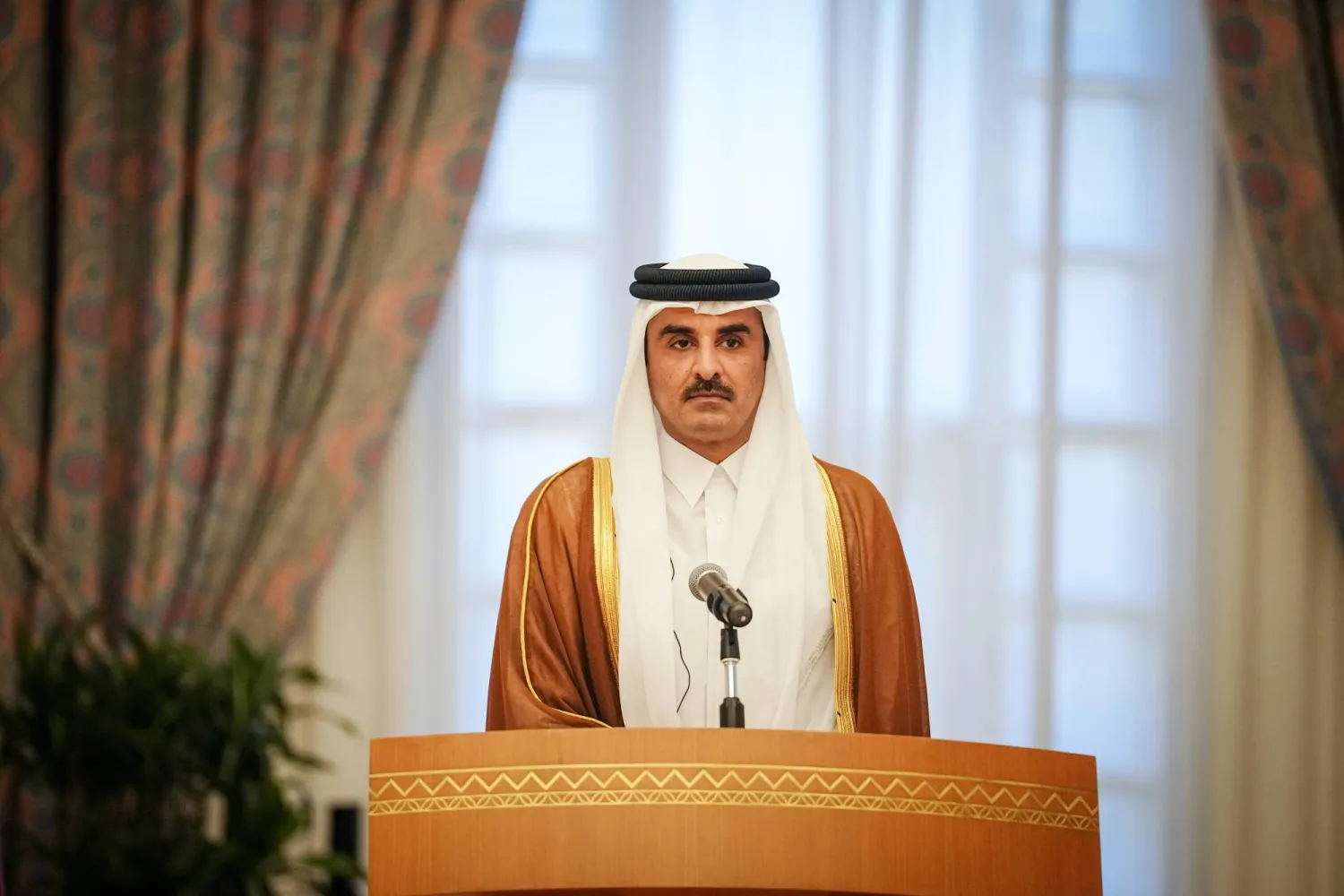 أمير قطر الشيخ تميم بن حمد آل ثاني (د.ب.أ)